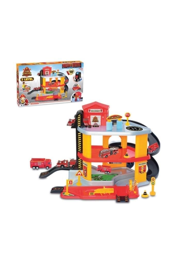 3 Katlı İtfaiye Garaj Seti