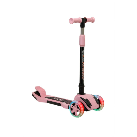 Cool Wheels Luna Elite 3 Tekerlekli Katlanabilir Led Işıklı Scooter Pembe FR59960