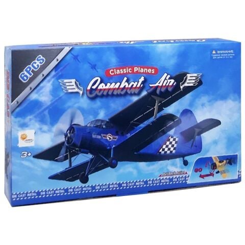 6 Parça Çek bırak Metal Klasik Uçak DMNXG879-102