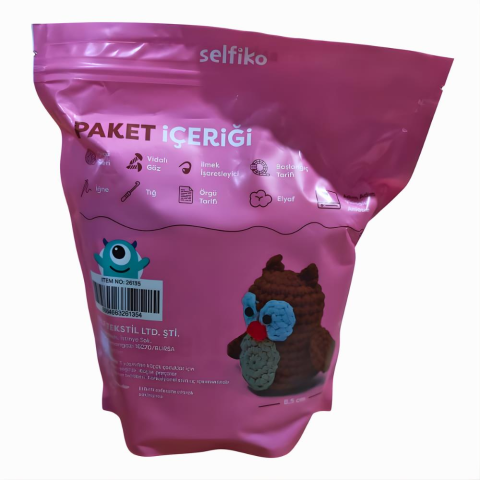 Bay Baykuş Örgü İpi Seti