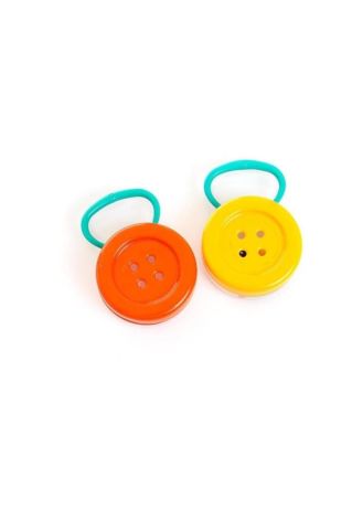 Düğme Çıngırak 2'li 4118, Bebekler İçin Çıngırak