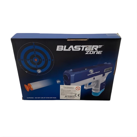 Oyuncak Sünger Mermi Atan Tabanca WY2105B Blaster Zone Soft Bullet Silah
