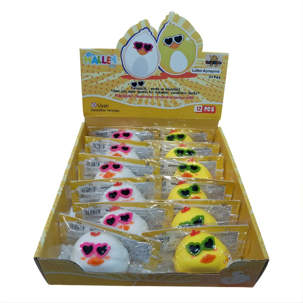 Squishy Oyuncak Gözlüklü Ördekler