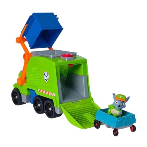 Paw Patrol Rocky ile Crush N Roll Geri Dönüşüm Kamyonu 6071248