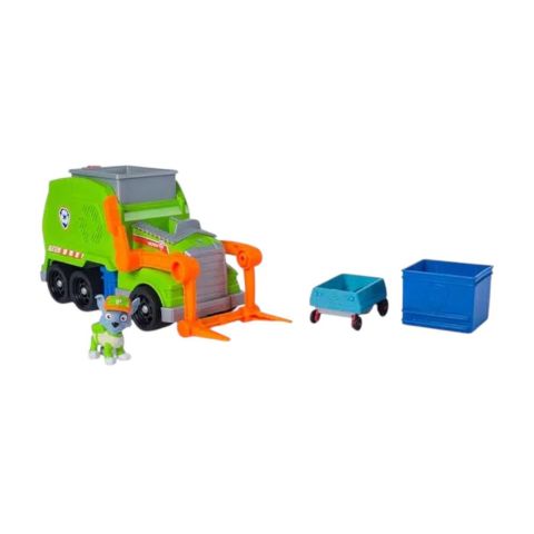 Paw Patrol Rocky ile Crush N Roll Geri Dönüşüm Kamyonu 6071248