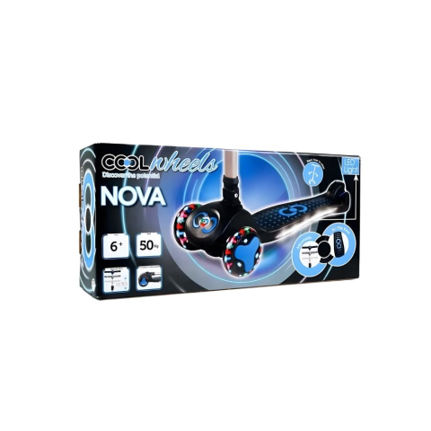 Cool Wheels Mavi Cool Wheels Nova 3 Tekerli Işıklı Mavi Scooter 6+ Yaş 3