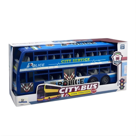 Samatlı Oyuncak İki Katlı Otobüs Y781A