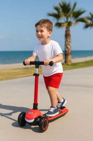 Scooter Pilli Müzikli Renkli Işıklı