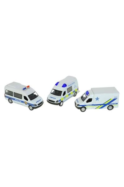 Sürtmeli Metal Polis-Ambulans-İtfaiye Araçları