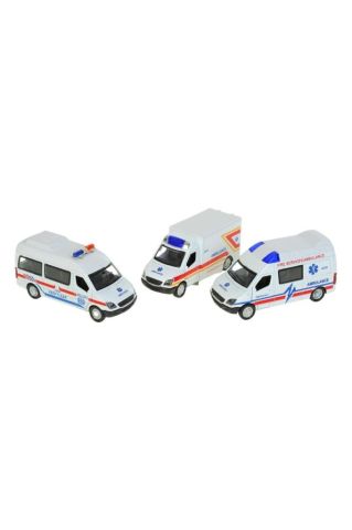Sürtmeli Metal Polis-Ambulans-İtfaiye Araçları