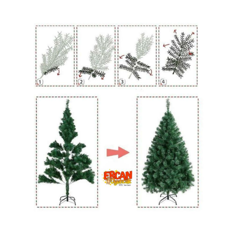 Lüks Yılbaşı Çam Ağacı 210 Cm