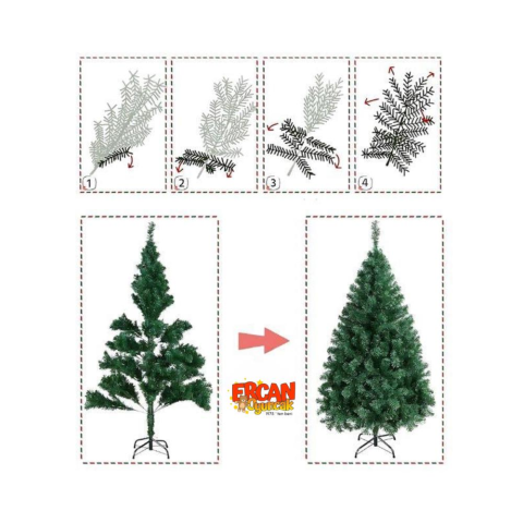 Lüks Yılbaşı Çam Ağacı 210 Cm