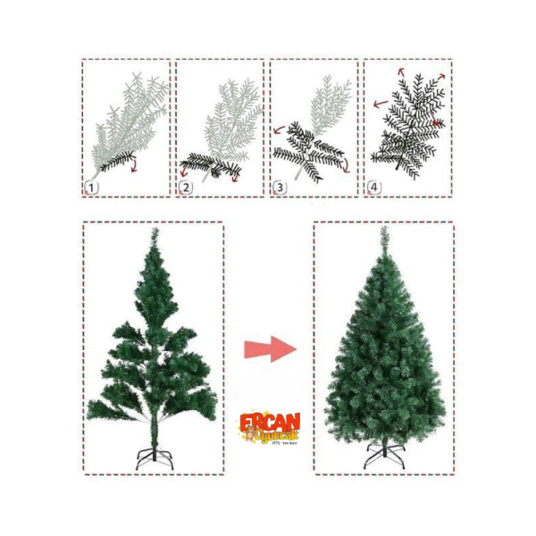 Yılbaşı Çam Ağacı Lüx 240 CM