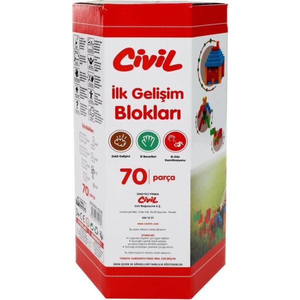 İlk Eğitim Blokları 70 Parça