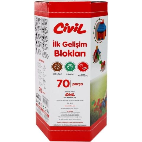 İlk Eğitim Blokları 70 Parça