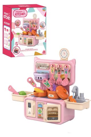 Musluklu Sulu Mini Mutfak Seti Mutfak Oyuncağı