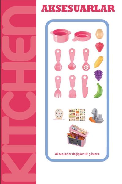 Musluklu Sulu Mini Mutfak Seti Mutfak Oyuncağı