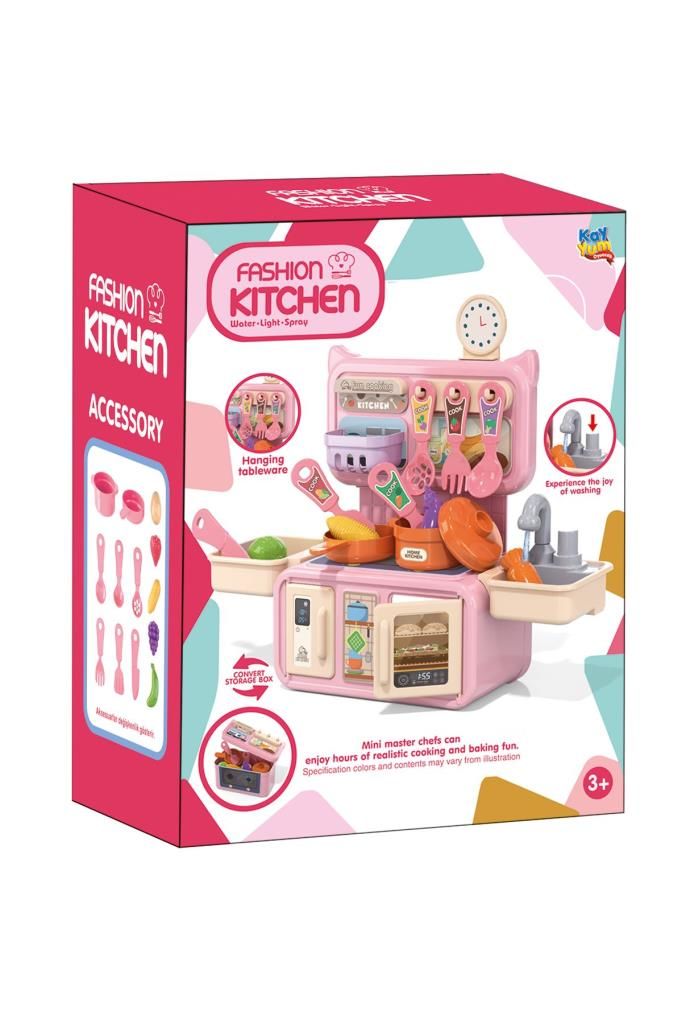 Musluklu Sulu Mini Mutfak Seti Mutfak Oyuncağı