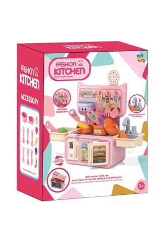 Musluklu Sulu Mini Mutfak Seti Mutfak Oyuncağı
