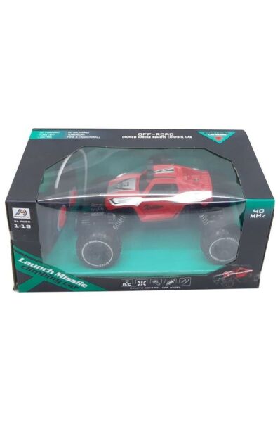 Oyuncak Işıklı Roket Atan Uzaktan Kumandalı Şarjlı Jeep 21Cm 33827A