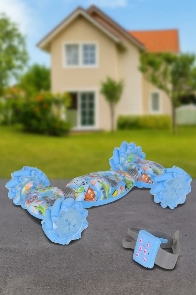 2.4 Ghz Işık Drift Aracı Saat Uzaktan Kumandalı