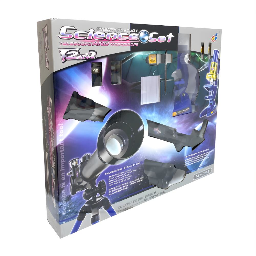 Mikroskop Teleskop Seti Kutulu C2112