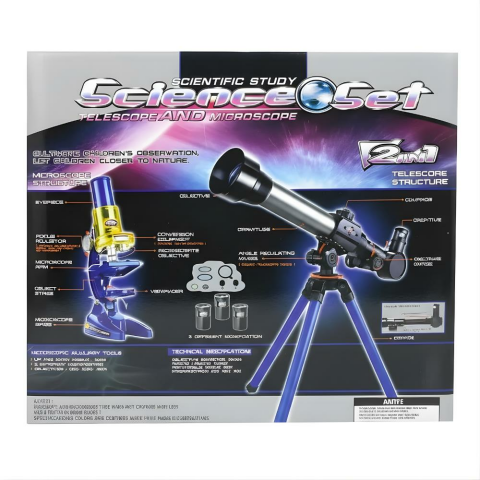 Mikroskop Teleskop Seti Kutulu C2112