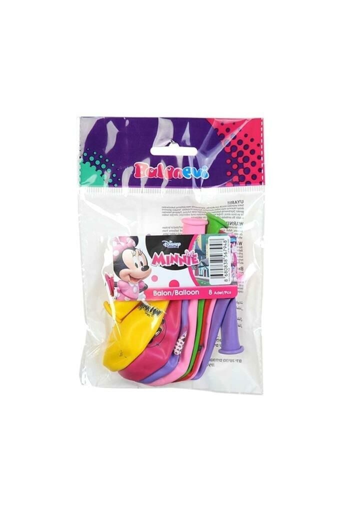 4+1 Minnie Happy Helpers Baskılı Balon 12 Inç 8'li
