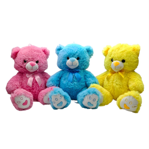 Peluş 40 Cm Renkli Ayılar