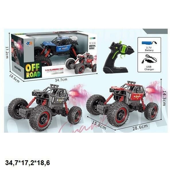 Uzaktan Kumandalı Duman Atan Metal Arazi Aracı