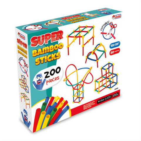 Süper Bambu Çubukları 200 Parça