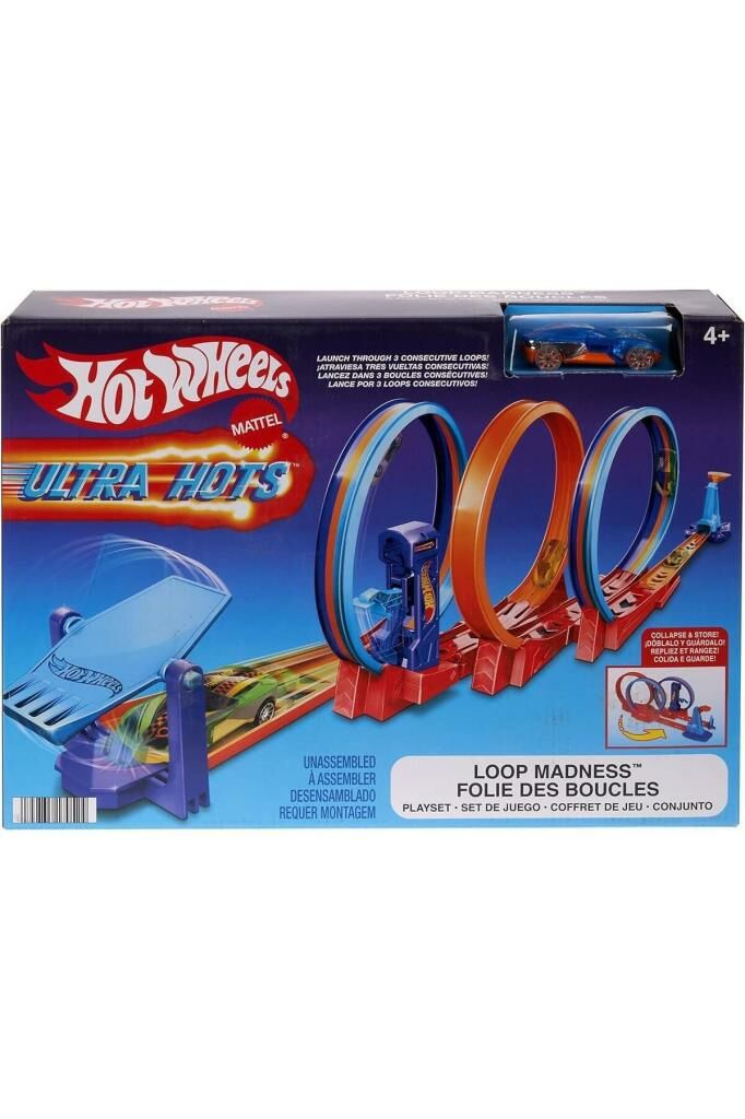 Hot Wheels Üçlü Döngü Pisti 3 Halkalı Oyun Seti HPX93
