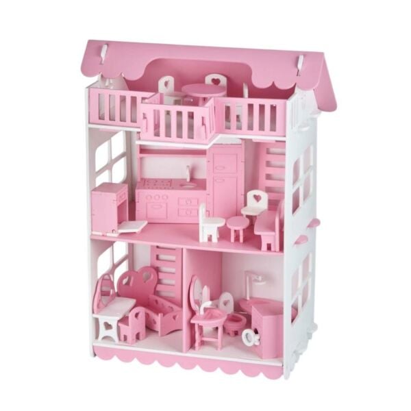 Nora Ahşap Oyun Evi Set