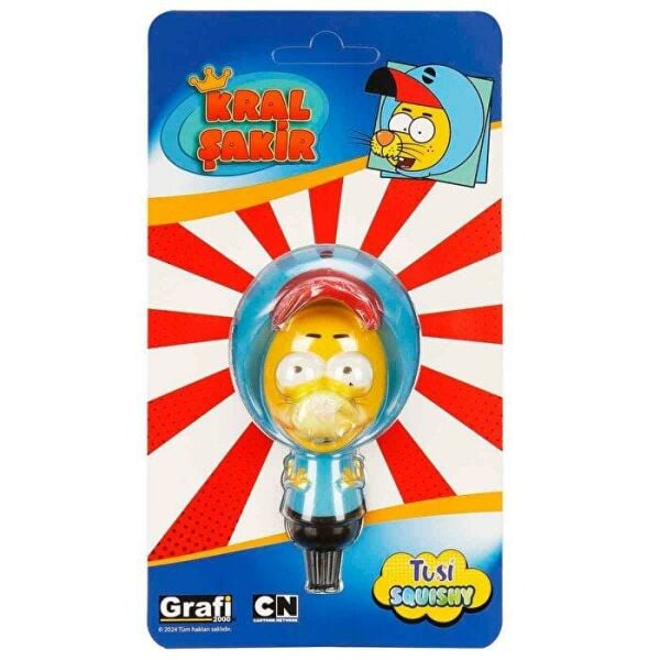 Tusi Squishy Köpük Kral Şakir Figürü