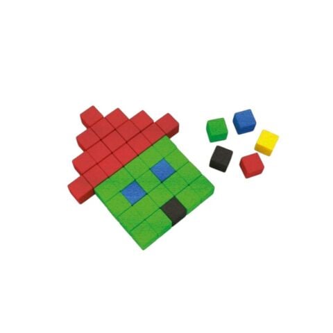 Redka Ahşap Renkli Birim Küpleri