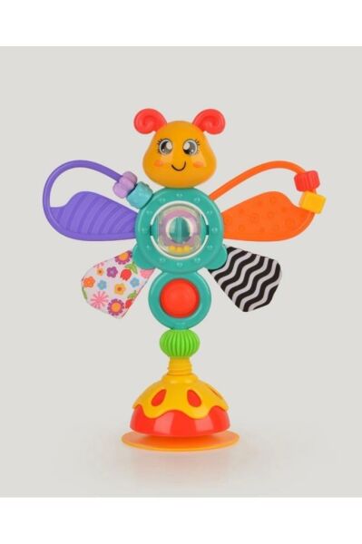 Çıngıraklı Hışırtılı Vantuzlu Sevimli Kelebek Yemek Arkadaşım