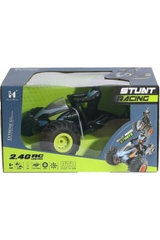 Kumandalı Şarjlı Akrobat Çift Modlu Işıklı 360° Dönüş Yapabilen Araba