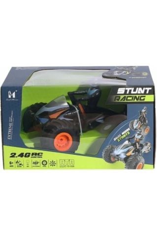 Kumandalı Şarjlı Akrobat Çift Modlu Işıklı 360° Dönüş Yapabilen Araba