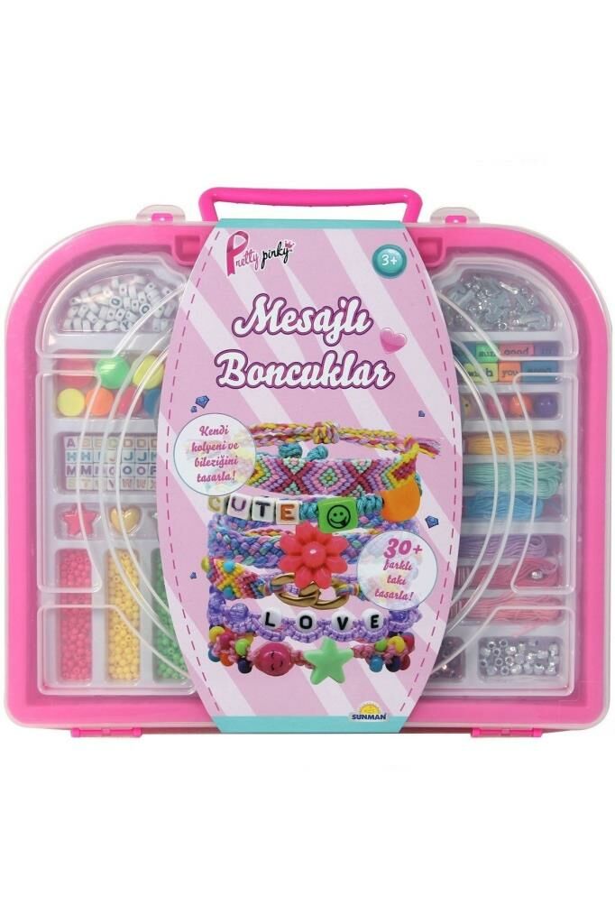 Mesajlı Boncuklar Çantalı Takı Hobi Seti