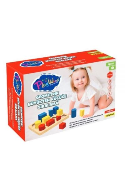 Playwood Geometrik Büyükten Küçüğe Sıralama