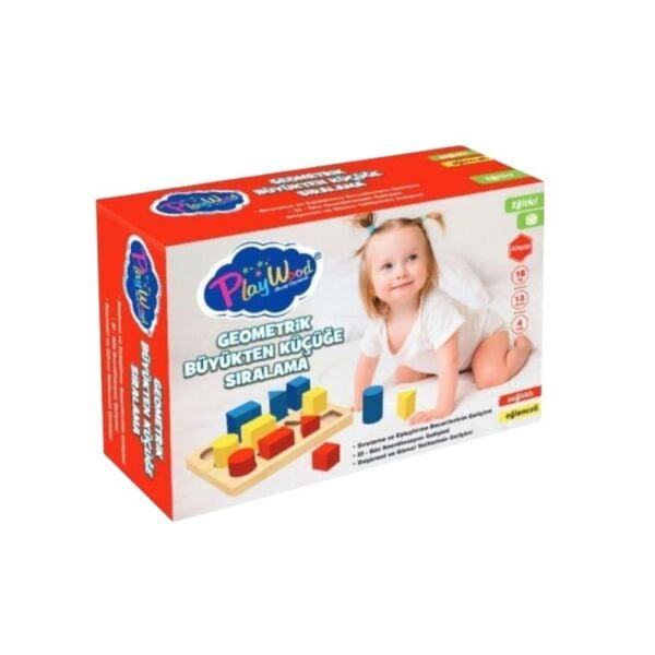 Playwood Geometrik Büyükten Küçüğe Sıralama