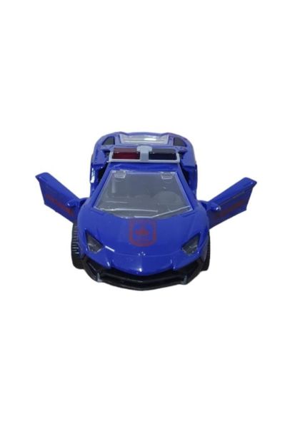 Çek Bırak Metal Araba Lamborgini Jandarma