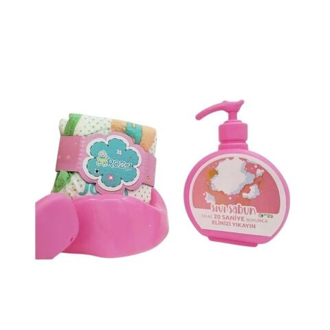 Altını Islatan 8 Farklı Türkçe Cümle Kuran Biberon Ve Emzikli 32 Cm Roza Bebek