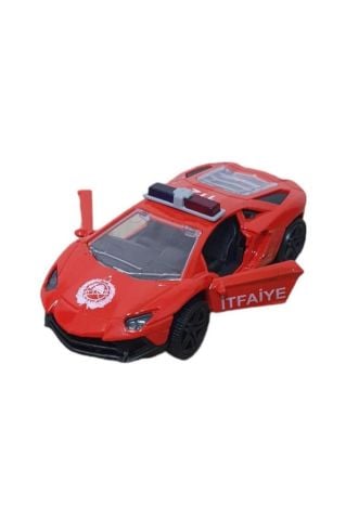 Çek Bırak Metal Araba Lamborgini İtfaiye