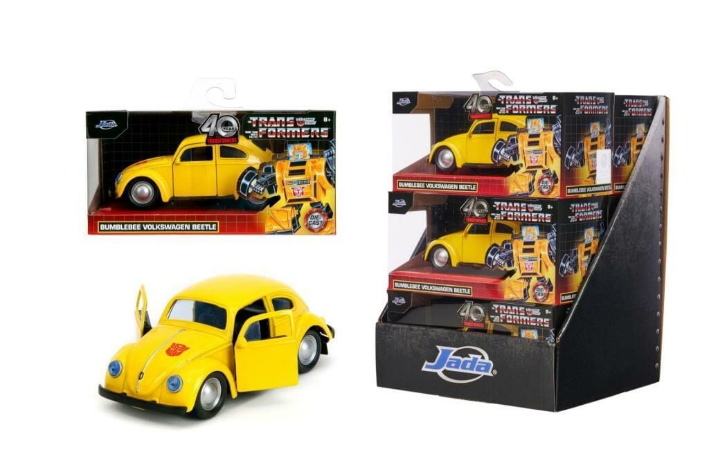 Jada, 253112012, Transformers Bumblebee VW Beetle Model Aracı