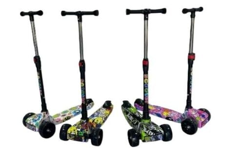 Renkli Işıklı Sesli Scooter