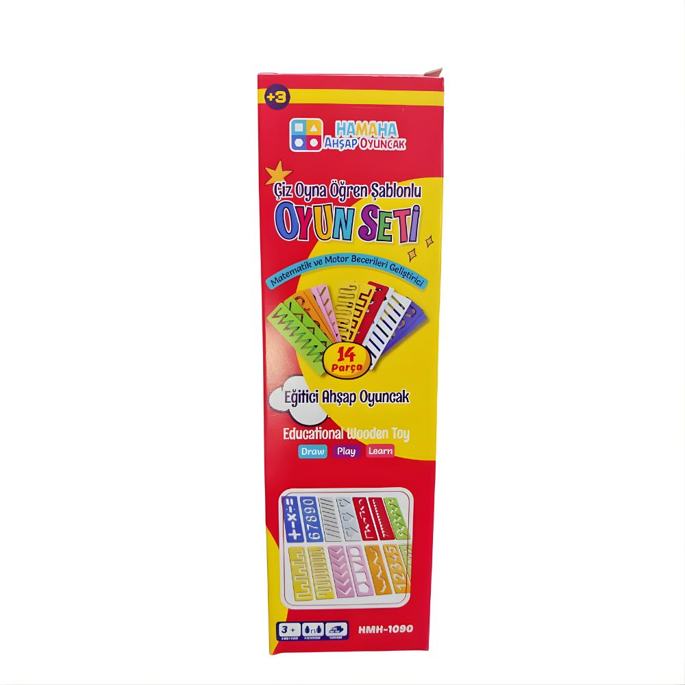 Eğitici Ahşap Oyna Öğren 14 Parça