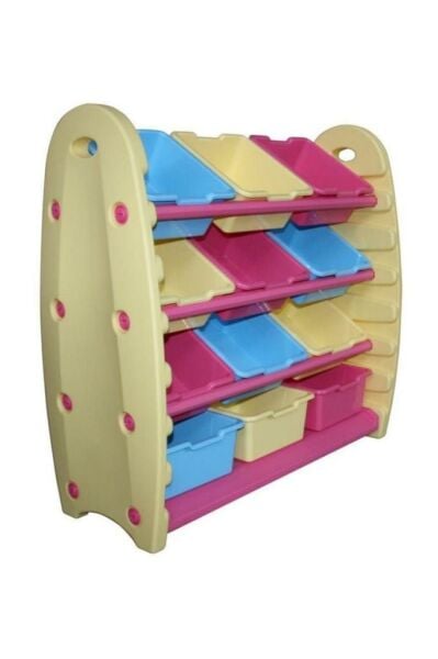 Saklama Rafı 12 Kutulu