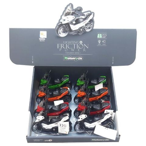 Sürtmeli Işıklı Müzikli Scooter DMN7741 (1 Adet)