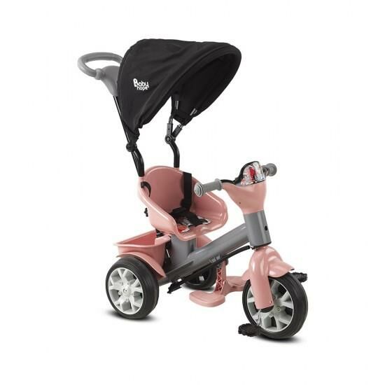 BOBO SPEED TENTELİ BİSİKLET (PEMBE/GRİ)